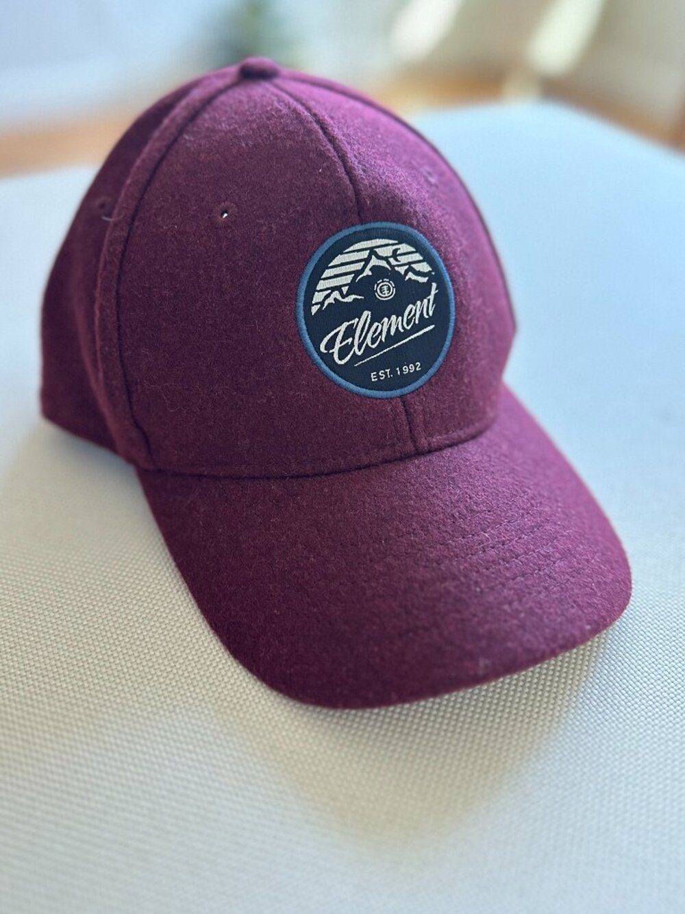 Element Burgundy Snapback Baseball Cap